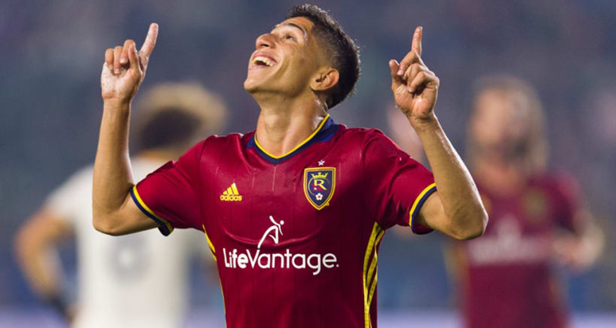 Jefferson Savarino, com a camisa do Real Salt Lake Cty, dos Estados Unidos (Foto: Reprodução/ GettyImages)