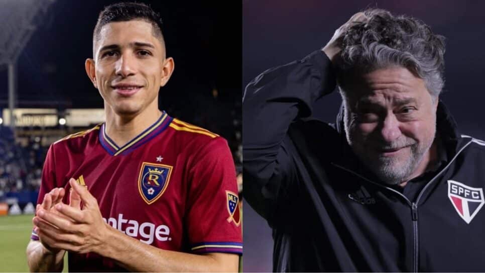 Jefferson Savarino deve deixar Júlio Casares, do São Paulo, na mão (Fotos: Reprodução/ GettyImages/ Ettore Chiereguini/ Montagem)