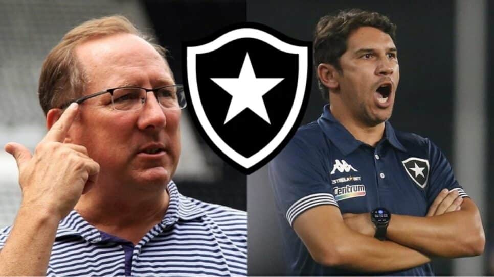 Bomba! Botafogo decide tirar Lúcio Flávio do cargo de técnico (Fotos: Reprodução/ Internet/ Montagem)