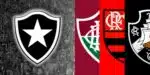 Logo dos clubes cariocas: Botafogo, Fluminense, Flamengo e Vasco (Foto: Reprodução / Internet)