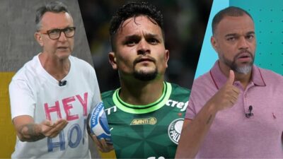 Imagem do post PROBLEMA fora e dentro dos gramados HOJE (11): Neto e Denílson dão PUXÕES DE ORELHA em Artur, do Palmeiras