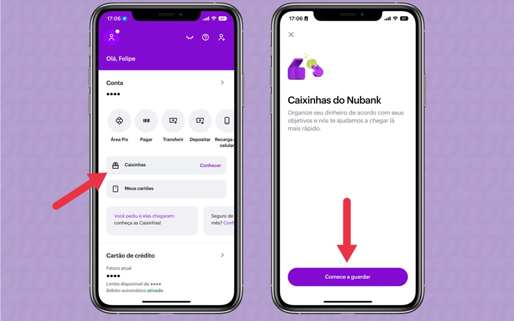 Peça limite no Nubank através de investimento na Caixinha e libere até R$ 4 mil (Foto: Reprodução/ Internet)