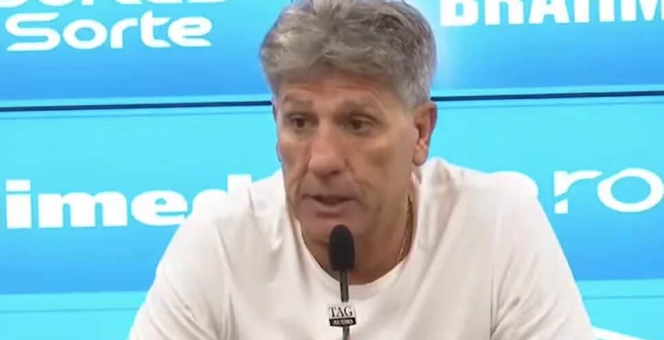 Braga Portaluppi Renato Gaúcho não esconde insatisfação no Grêmio e o que deve ser melhor trabalhado (Foto: Reprodução/ One Football)