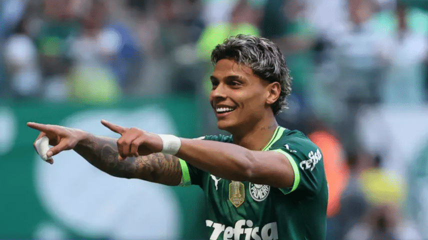 Richard Ríos deve sair do Palmeiras para assinar com clube rival (Foto: Reprodução)