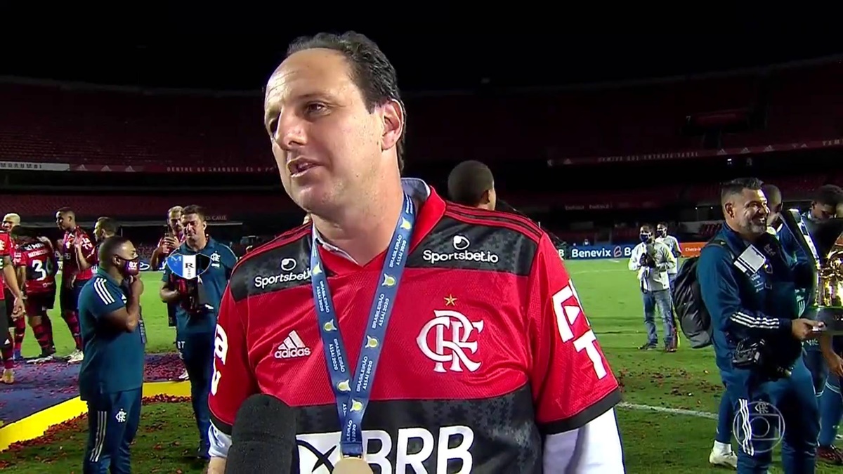 Rogério Ceni foi campeão pelo Flamengo em 3 ocasiões (Foto: Reprodução/ TV Globo)