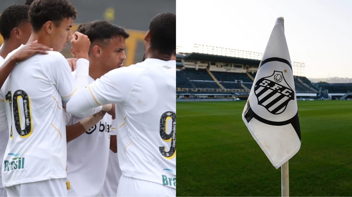 Os meninos da Vila poderão subir aos profissionais do Santos em 2024 (Fotos: Reproduçao/ SFC)