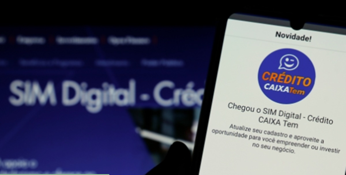 SIM Digital é a nova linha de crédito oferecida pelo app Caixa Tem (Foto: Reprodução/ Sidney de Almeida/ Shutterstock)