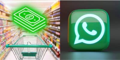 Rede de supermercados e WhatsApp (Foto: Reprodução / Internet / Montagem HoraDoBenefício)