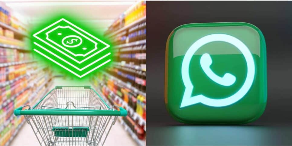 Rede de supermercados e WhatsApp (Foto: Reprodução / Internet / Montagem HoraDoBenefício)