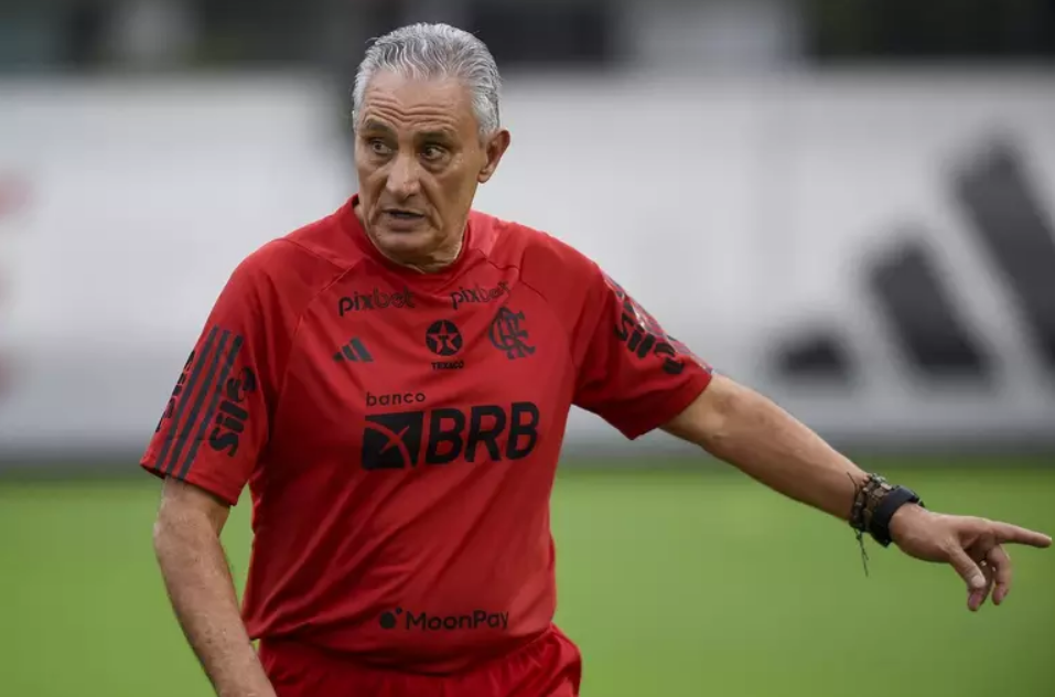 Tite é o novo comandante do Flamengo (Foto: Reprodução/ Marcelo Cortes/ CRF)