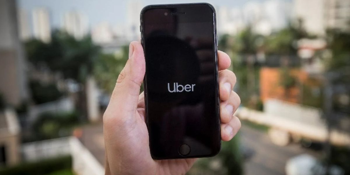 Aplicativo da Uber (Reprodução/Internet)