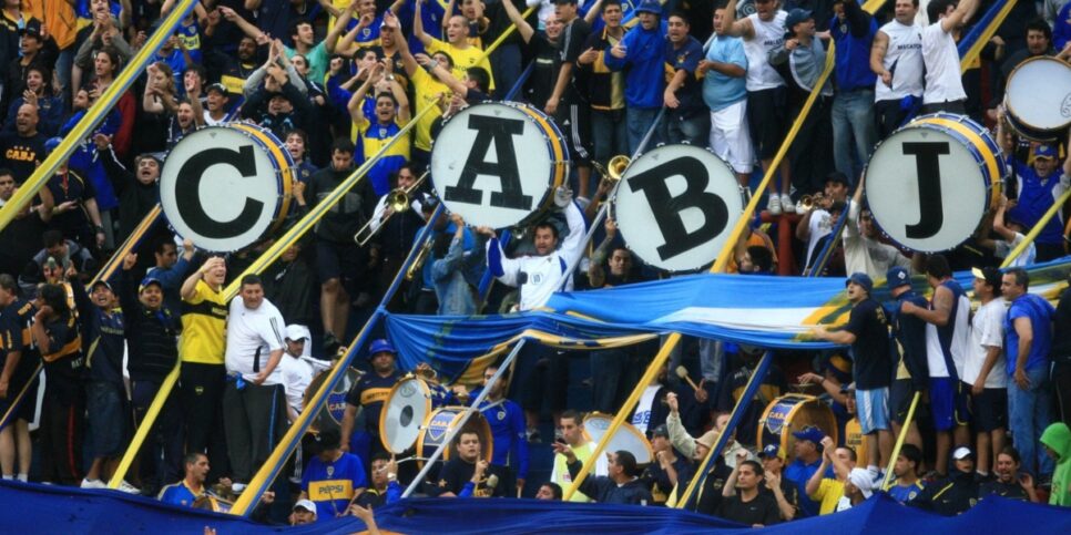 Torcida organizada do Boca Juniors (Imagem Reprodução Internet)