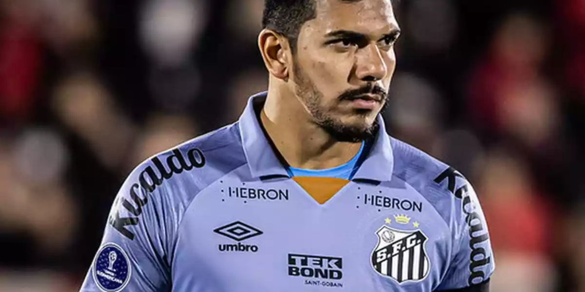 João Paulo, jogador (goleiro) do Santos (Imagem Reprodução Internet)