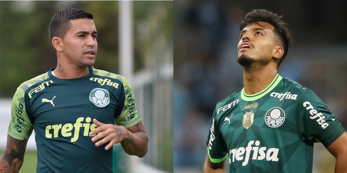 Dudu e Gabriel Menino, desfalques que estão no departamento médico do Palmeiras (Imagem Reprodução Internet)