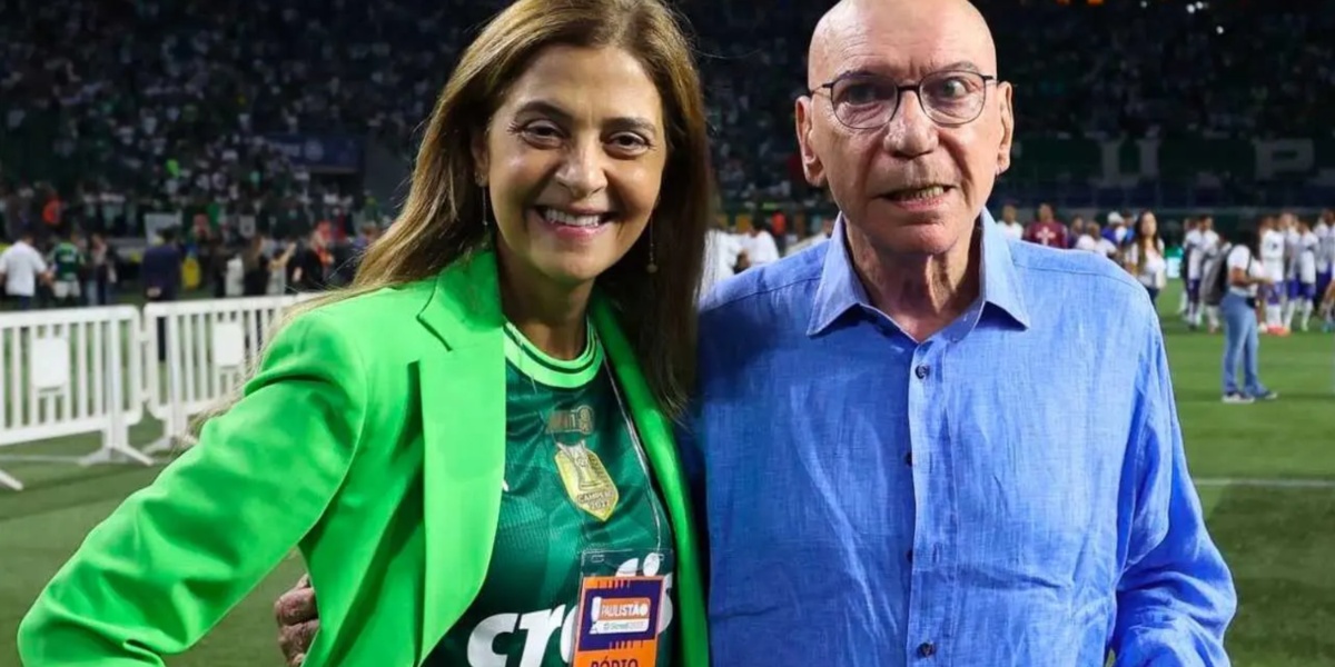 Leila Pereira e seu marido José Roberto Lamacchia, dono da Crefisa (Imagem Reprodução Internet)