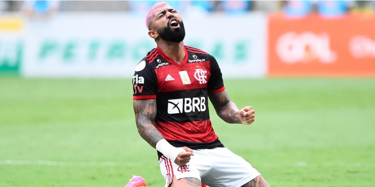 Gabigol, jogador do Flamengo que recebe sondagens de clubes europeus (Imagem Reprodução internet)