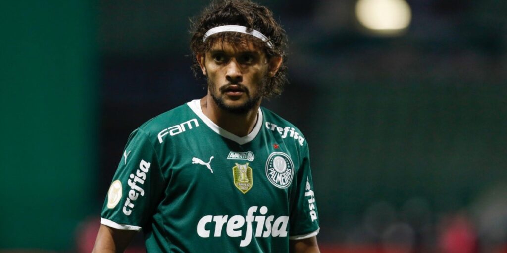 Gustavo Scarpa quando jogava pelo Palmeiras (Imagem Reprodução Internet)