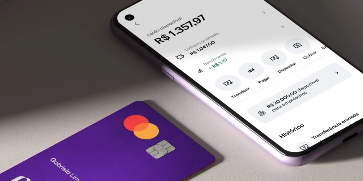 Nubank lança nova ferramenta para conseguir aumentar limite do cartão de crédito (Imagem Reprodução Internet)