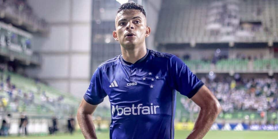 Bruno Rodrigues, jogador do Cruzeiro (Imagem Reprodução Internet)