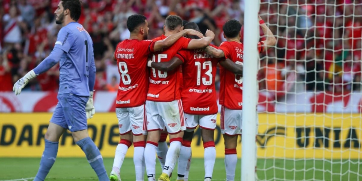 Internacional vence partida contra o Bragantino (Foto: Ricardo Duarte/Divulgação, Internacional)