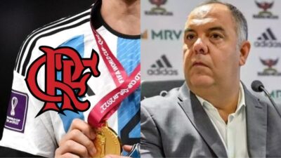 Braz de olho em capeão da Copa do Mundo para reforçar CRF em 2024 (Fotos: Reprodução/ UK Daily News/ Flamengo/ Montagem)