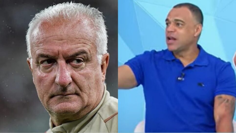 Dorival Júnior, técnico do São Paulo, reverte situação após análise receosa de Denílson (Fotos: Reprodução/ SPFC/ Jogo Aberto/Band/ Montagem)
