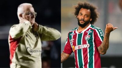 Dorival deve se preocupar com desfalque de atletas diante do poder do Fluminense (Fotos: Reprodução/ Internet/ Montagem)