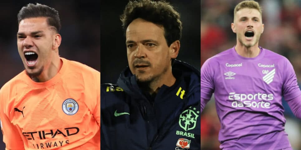 Fernando Diniz corta Ederson da Seleção e convoca Bento (Foto: Reprodução/Montagem Aarontura)