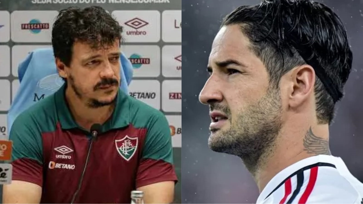 Fernando Diniz teria pedido contratação de Pato no Fluminense (Fotos: Reprodução/ Lucas Merçon/ FFC/ Thiago Ribeiro/ AGIF/ Montagem)