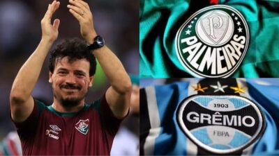 Fernando Diniz contente: Fluminense passa a perna no Palmeiras e Grêmio por este reforço (Fotos: Reprodução/ GettyImages/ Montagem)