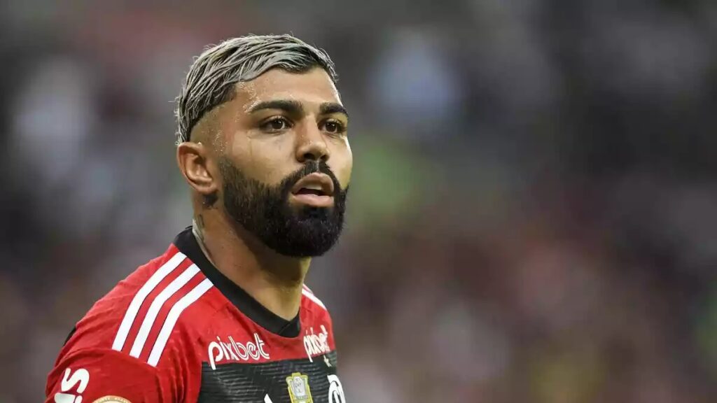 Gabriel Barbosa, Camisa 10 do Flamengo, vira tema de grupo político (Foto: Reprodução/ CRF)