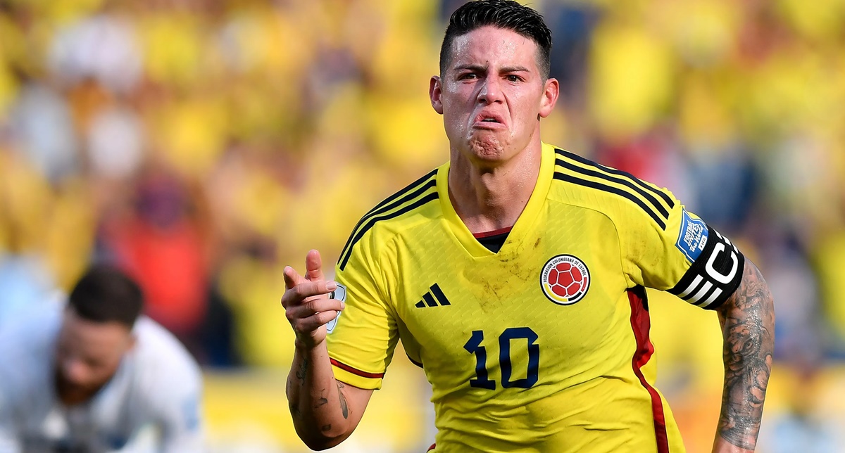 James Rodríguez tem feito muito pela Seleção Colombiana e nada pelo São Paulo (Foto: Reprodução/ GettyImages)