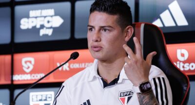 Imagem do post CRÍTICA DURA: Jornalista NÃO POUPA palavras em última atuação de James Rodríguez no São Paulo