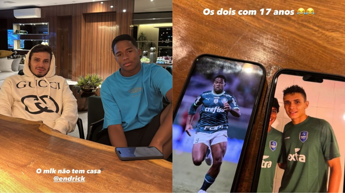 Artilheiros do Palmeiras com número de gols igualados no Brasileirão brincam nas redes sociais e expõe afinidade e comparativo (Fotos: Reprodução/ Instagram/ Montagem)