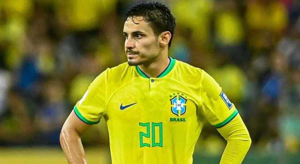 Raphael Veiga diz que Seleção Argentina não merecia ter vencido o Brasil (Foto: Reprodução/ Vítor Silva/ CBF)