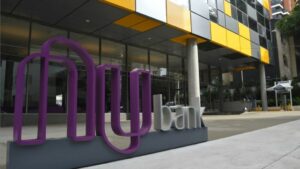 Fachada de prédio da Nubank