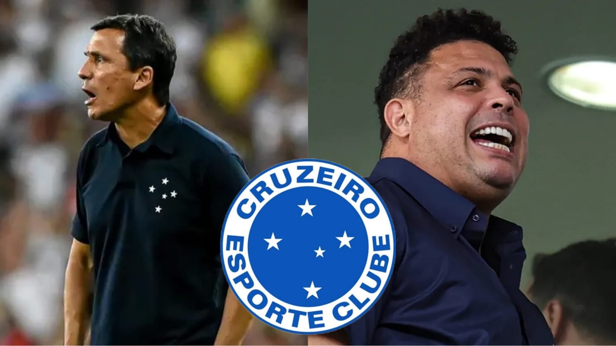 Zé Ricardo é demitido do clube SAF de Ronaldo e Cruzeiro já tem dois nomes controversos ao cargo (Fotos: Reprodução/ Cruzeiro/ GettyImages/ Montagem)