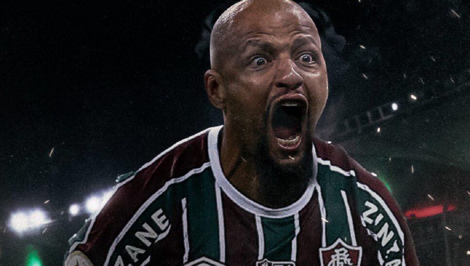Felipe Melo no Fluminense (Foto: Reprodução)