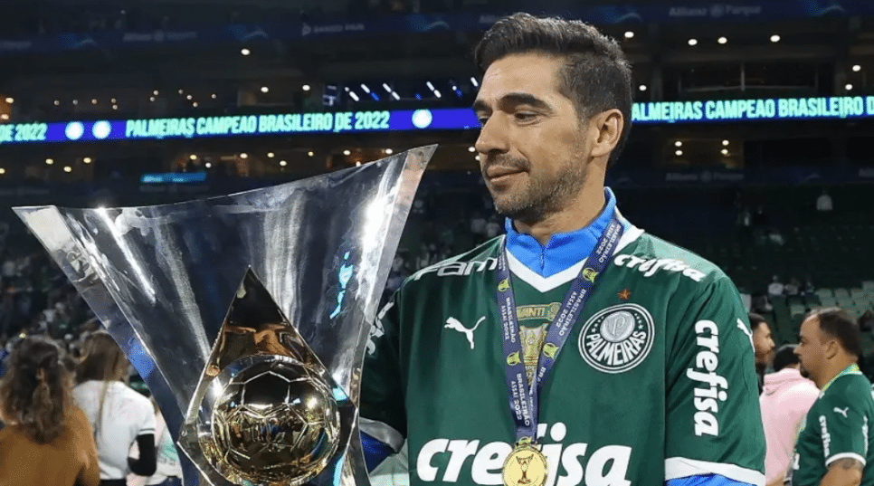 Ele fica? Abel Ferreira volta a falar sobre futuro no Palmeiras (Foto: Cesar Greco/Palmeiras)
