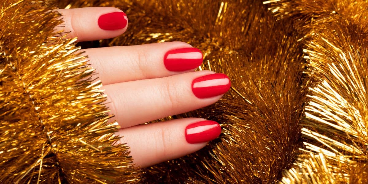 Ideias de unhas vermelhas para o natal (Imagem Reprodução Internet)