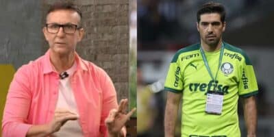 Neto e Abel Ferreira (Imagem Reprodução Internet)