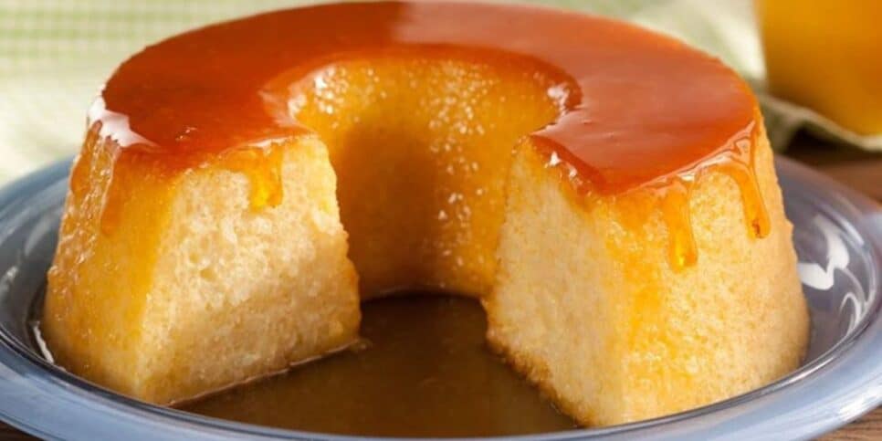 Receita de Pudim de tapioca cremoso e irresistível (Imagem Reprodução Internet)