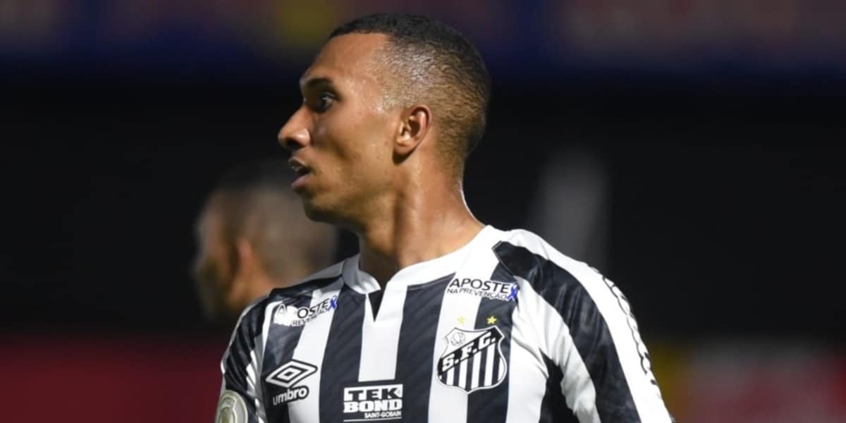 Lucas Braga, jogador do Santos (Imagem Reprodução Internet)