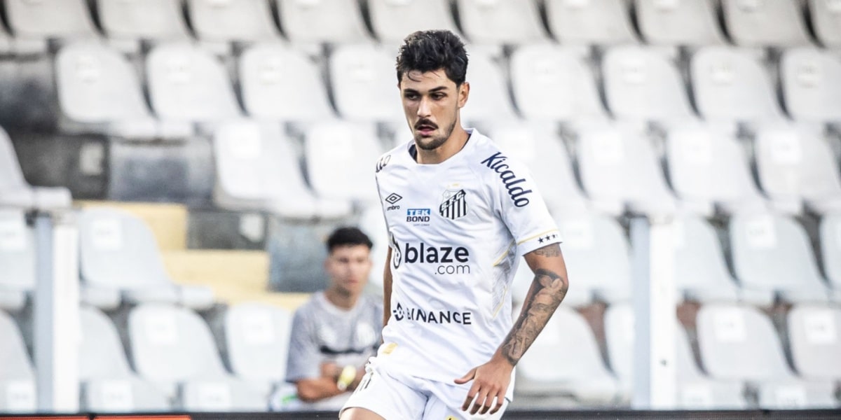 João Basso, jogador do Santos (Foto: Raul Baretta / Santos FC / Flickr)