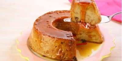 Receita deliciosa e prática de pudim de panetone (Imagem Reprodução Internet)