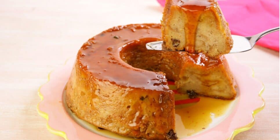 Receita deliciosa e prática de pudim de panetone (Imagem Reprodução Internet)