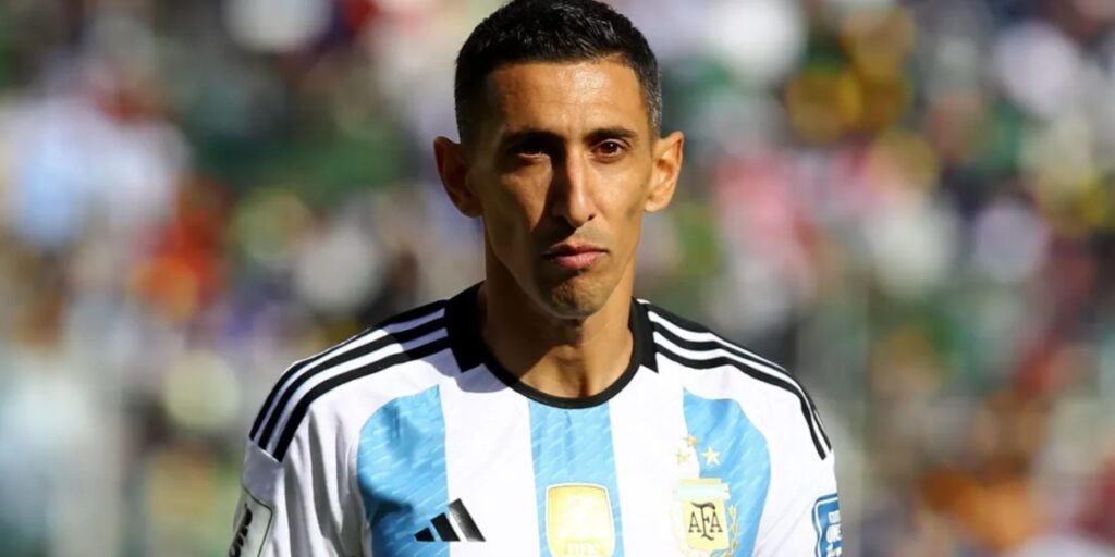 Di Maria, jogador argentino, abre conversas com clube gigante brasileiro (Foto Leonardo Fernandez/Getty Images)