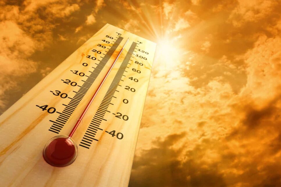 Calor temperaturas quente