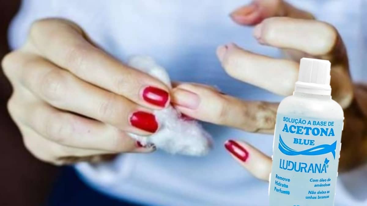 Acetona é feita, principalmente, para remover esmalte de unhas (Foto: Reprodução/ Internet/ Montagem)