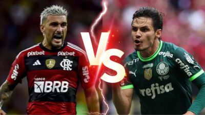 Imagem do post Arrascaeta vs Veiga: Meias do Flamengo e Palmeiras chamaram atenção no Brasileirão 2023; Confira números